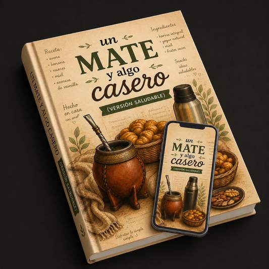 Un mate y algo casero (version saludable) + 5 bonus de regalo 🎁🎁